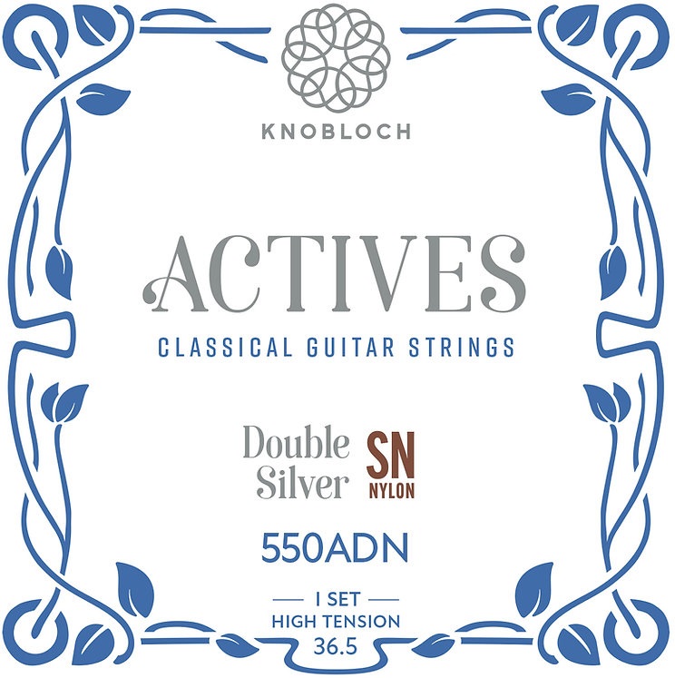 Knobloch ACTIVES Double Silver SN Nylon High 550 Tension 36.5