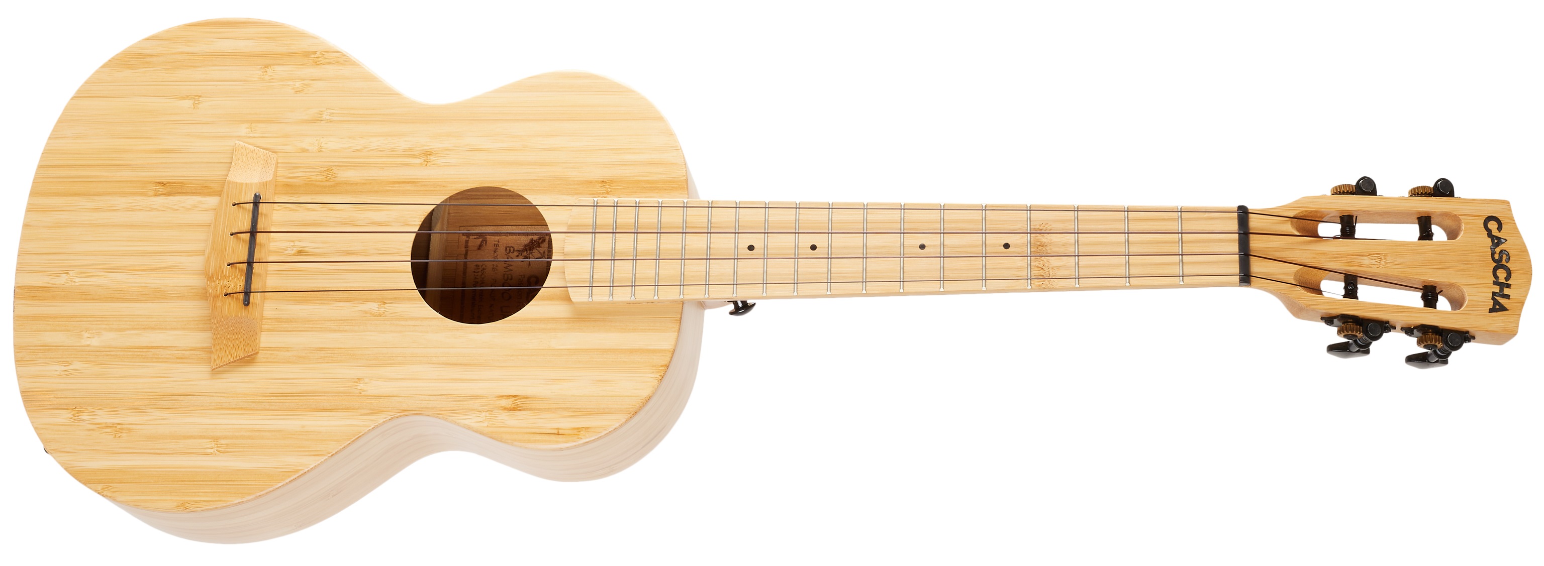 Fotografie Cascha Tenor Ukulele Bamboo Natural EQ