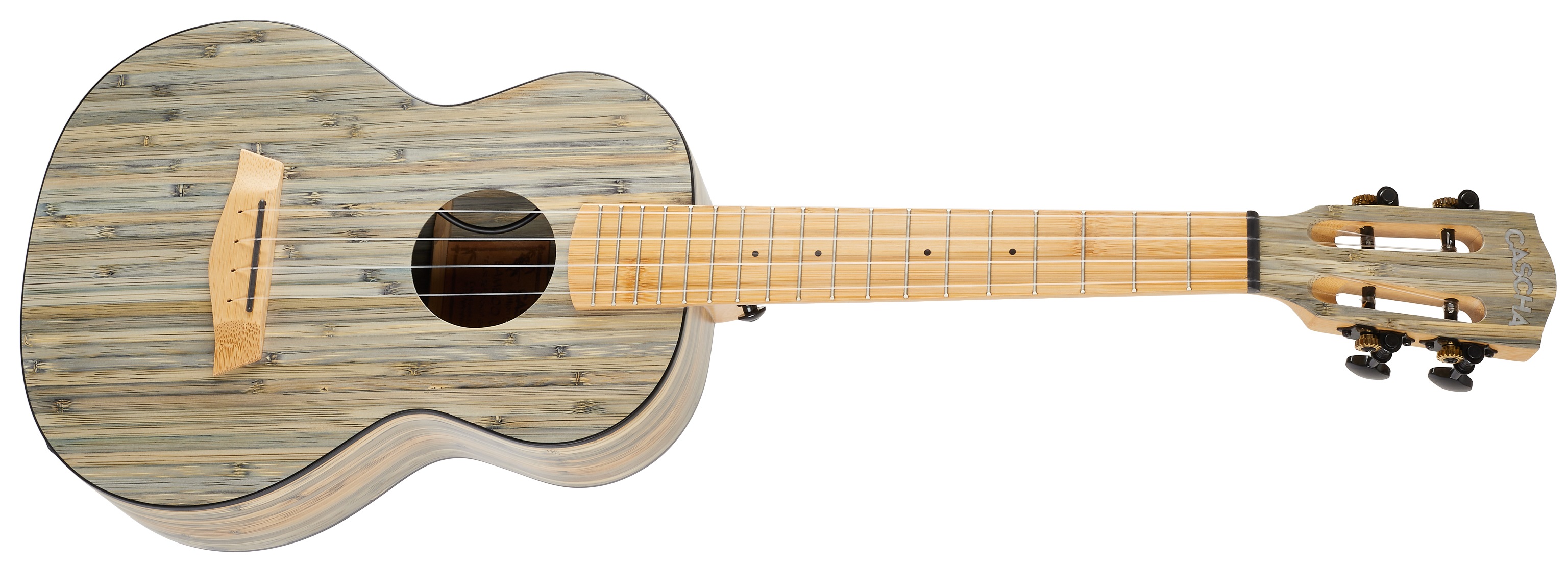 Fotografie Cascha Tenor Ukulele Bamboo Graphite EQ