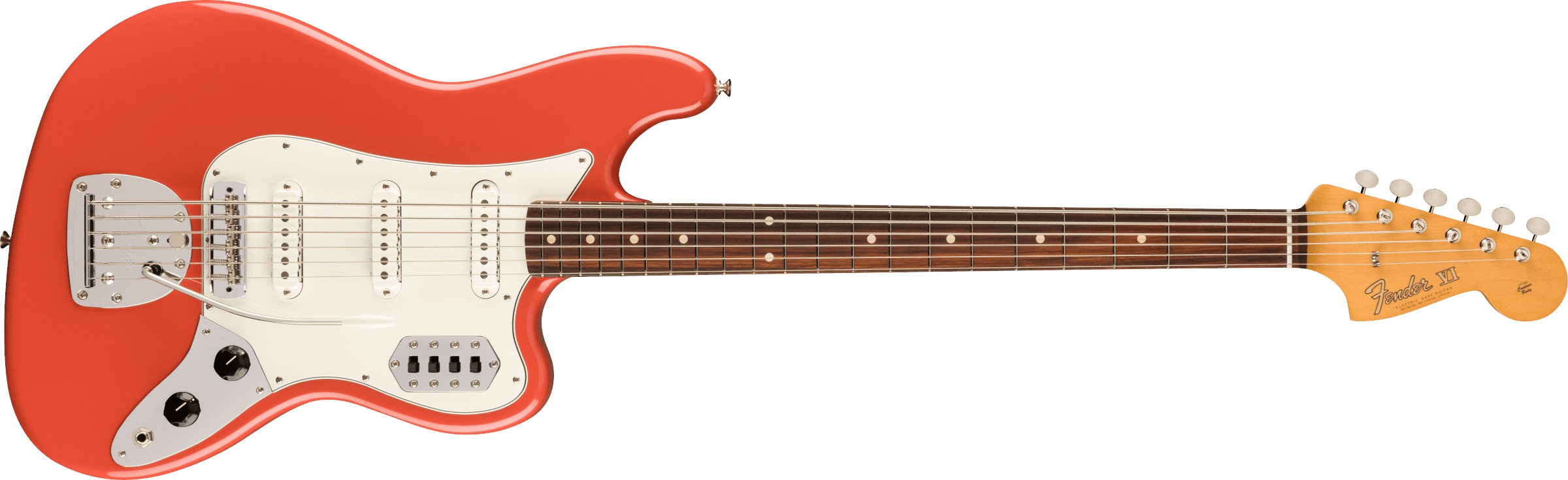 Fender Vintera II 60s Bass VI, Rosewood Fingerboard, Fiesta Red