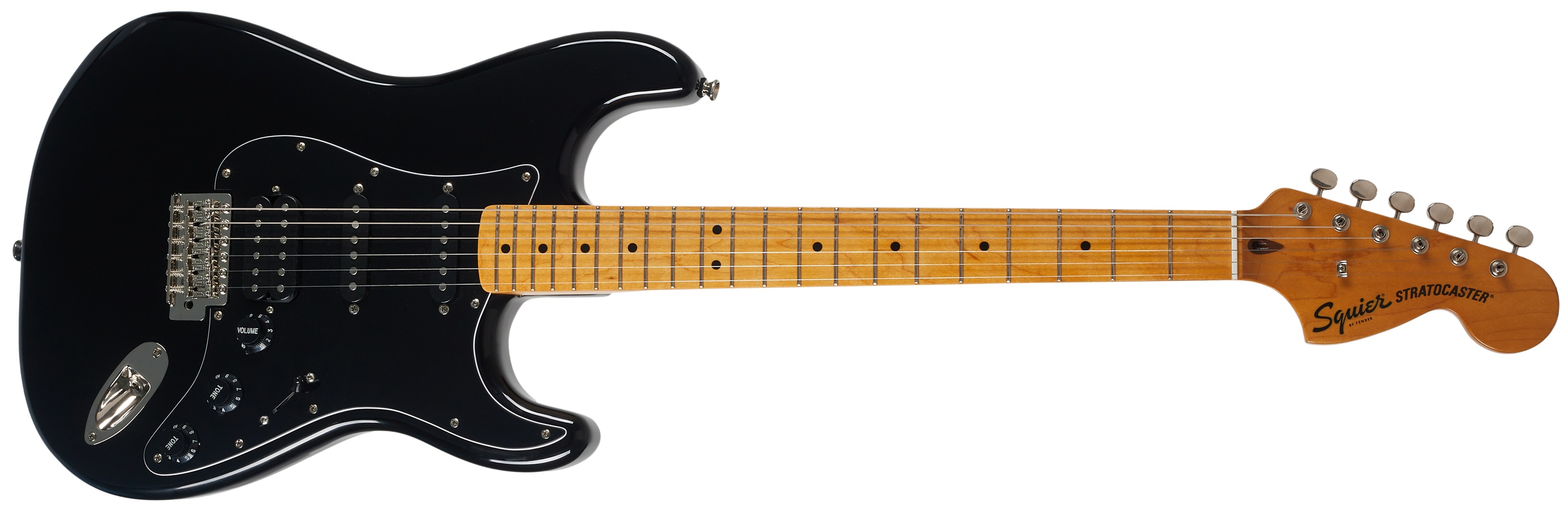Fender Squier Classic Vibe 70s Stratocaster HSS MN BK