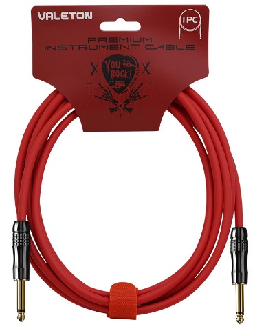 Fotografie Valeton Premium Instrument Cable 3 m Red