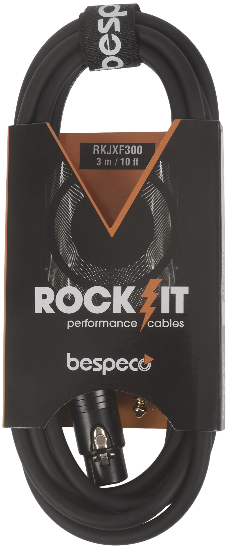 Fotografie Bespeco ROCKIT Microphone Cable Jack - XLR F 3 m