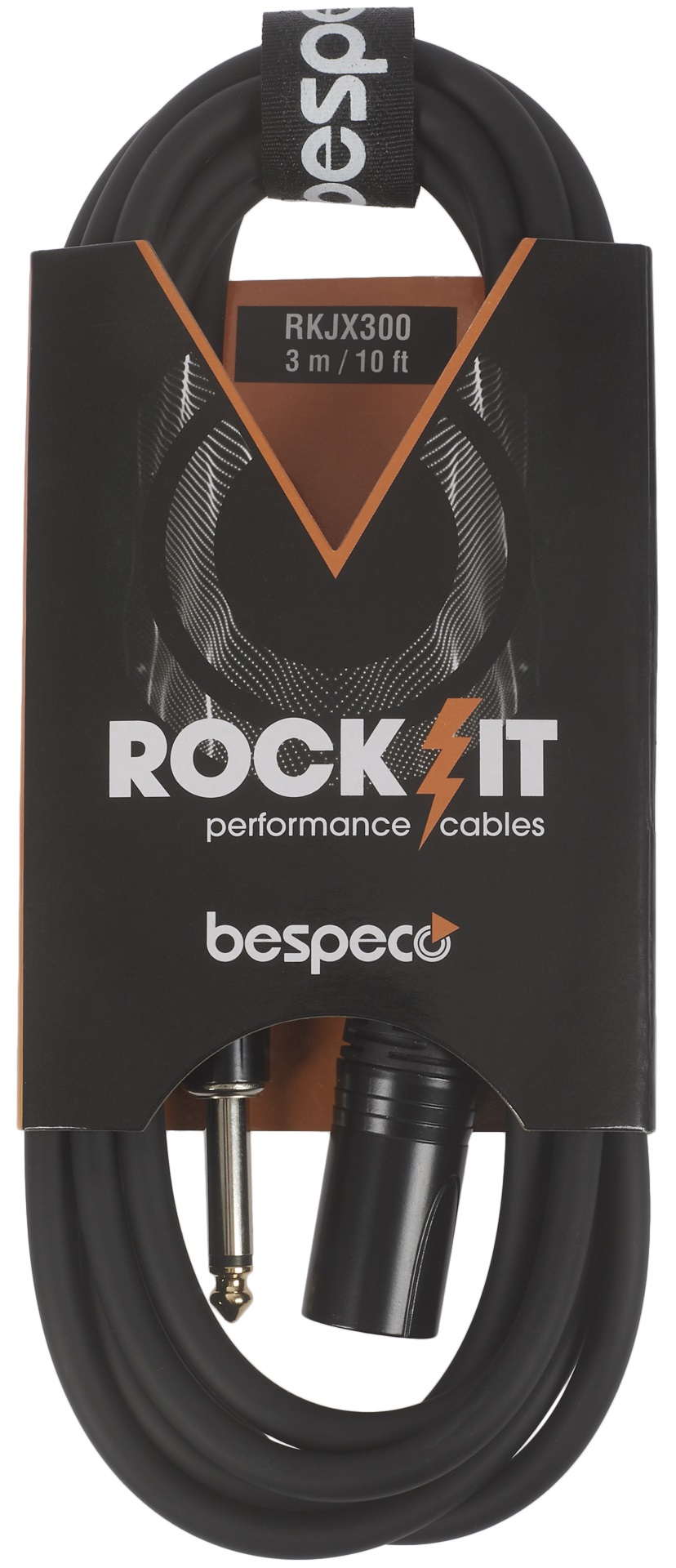 Fotografie Bespeco ROCKIT Jack - XLR M cable 3 m