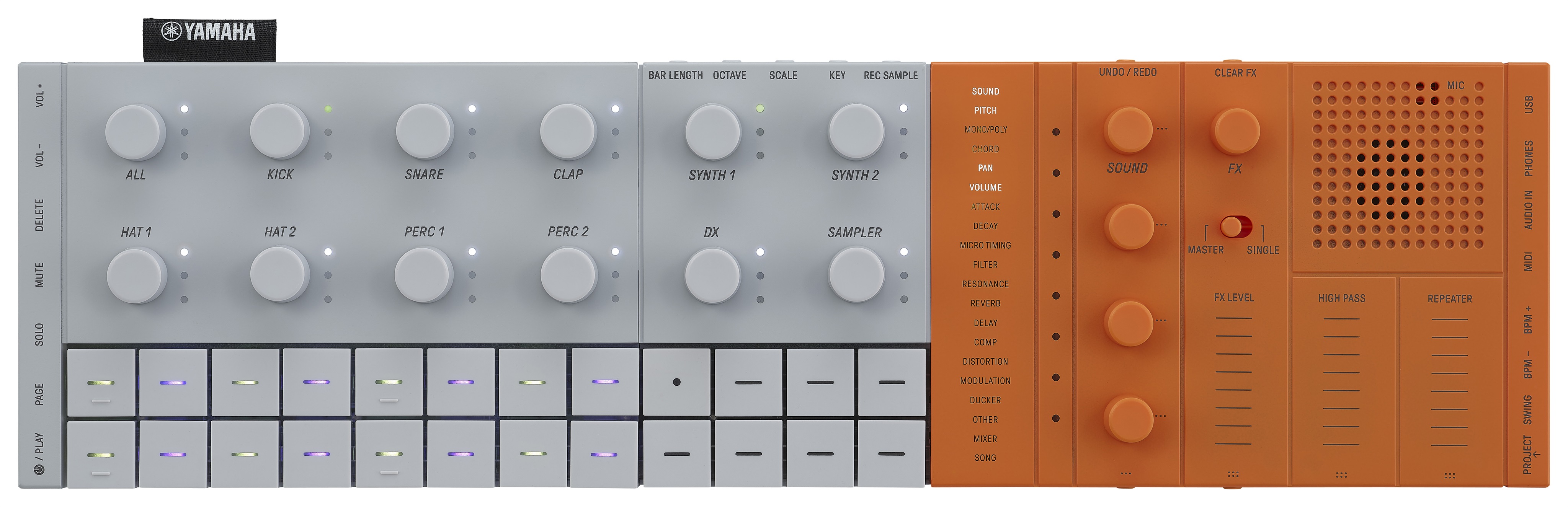 Yamaha SEQTRAK ORANGE