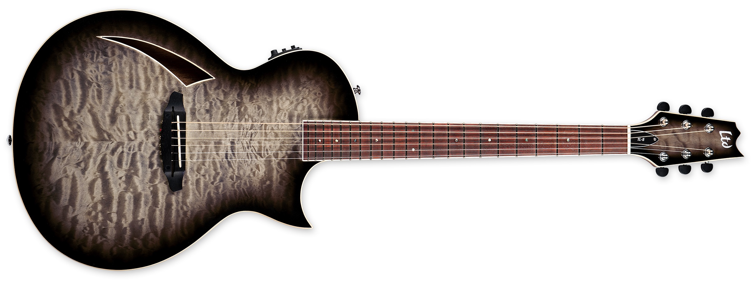 ESP LTD TL-6 QM Charcoal Burst