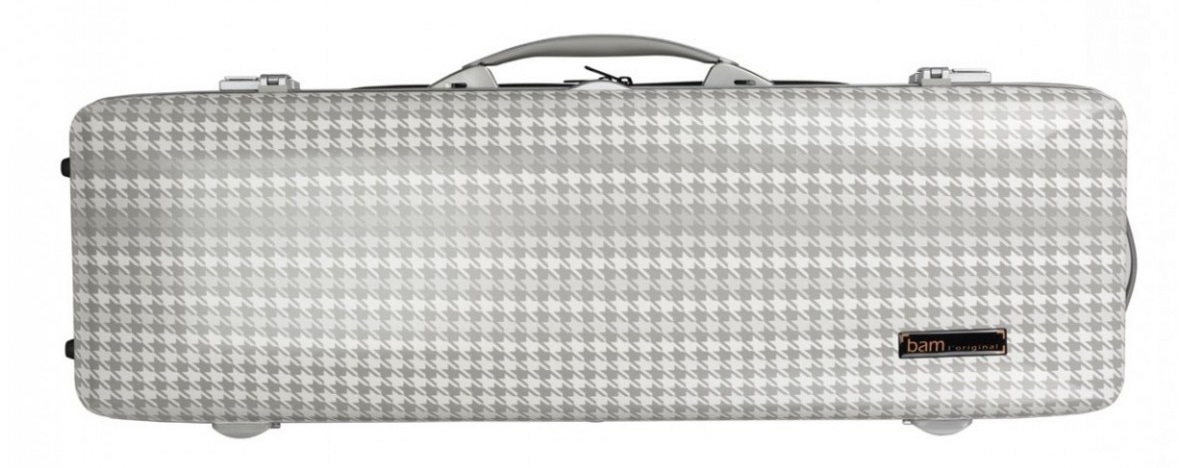 Fotografie Bam CABOURG Hightech Oblong Violin case Silver