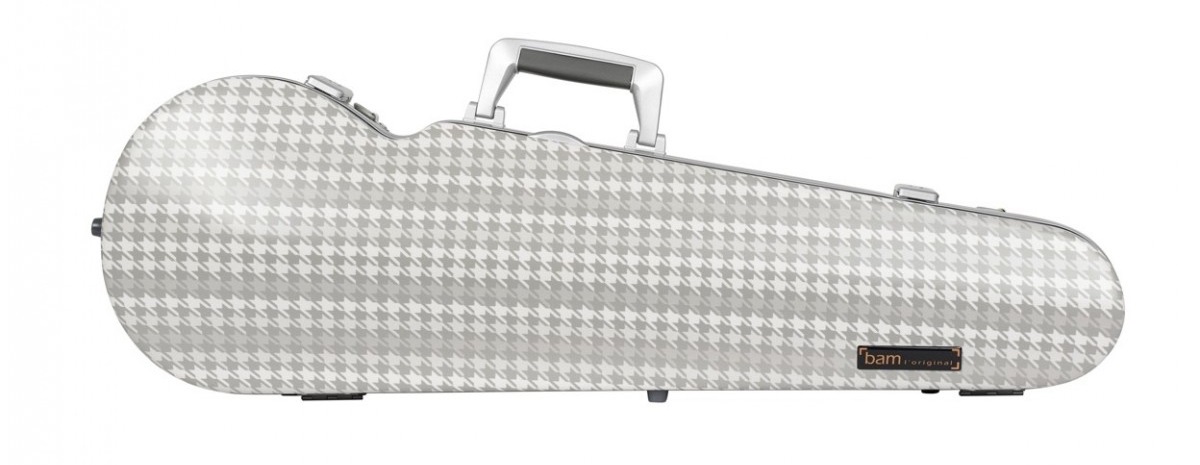 Fotografie Bam CABOURG Hightech Contoured Violin case Silver