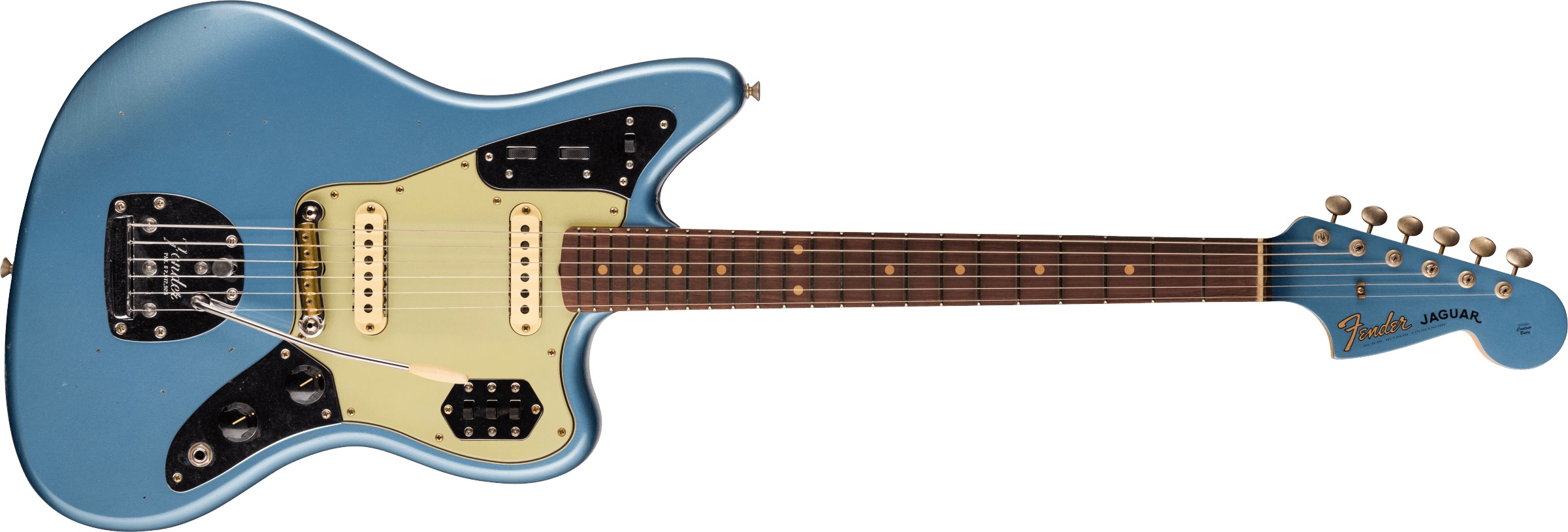 Fender Custom Shop 1964 Jaguar Journeyman Relic Faded Aged Lake Placid