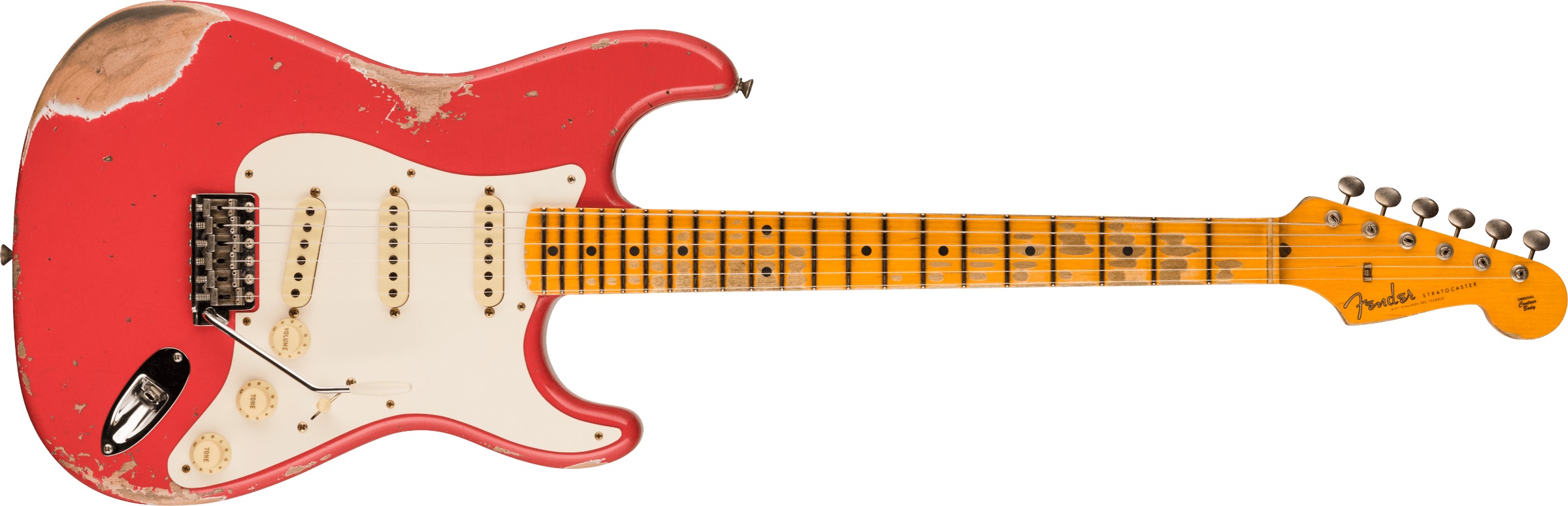 Fender Custom Shop 1957 Stratocaster Heavy Relic Aged Fiesta Red