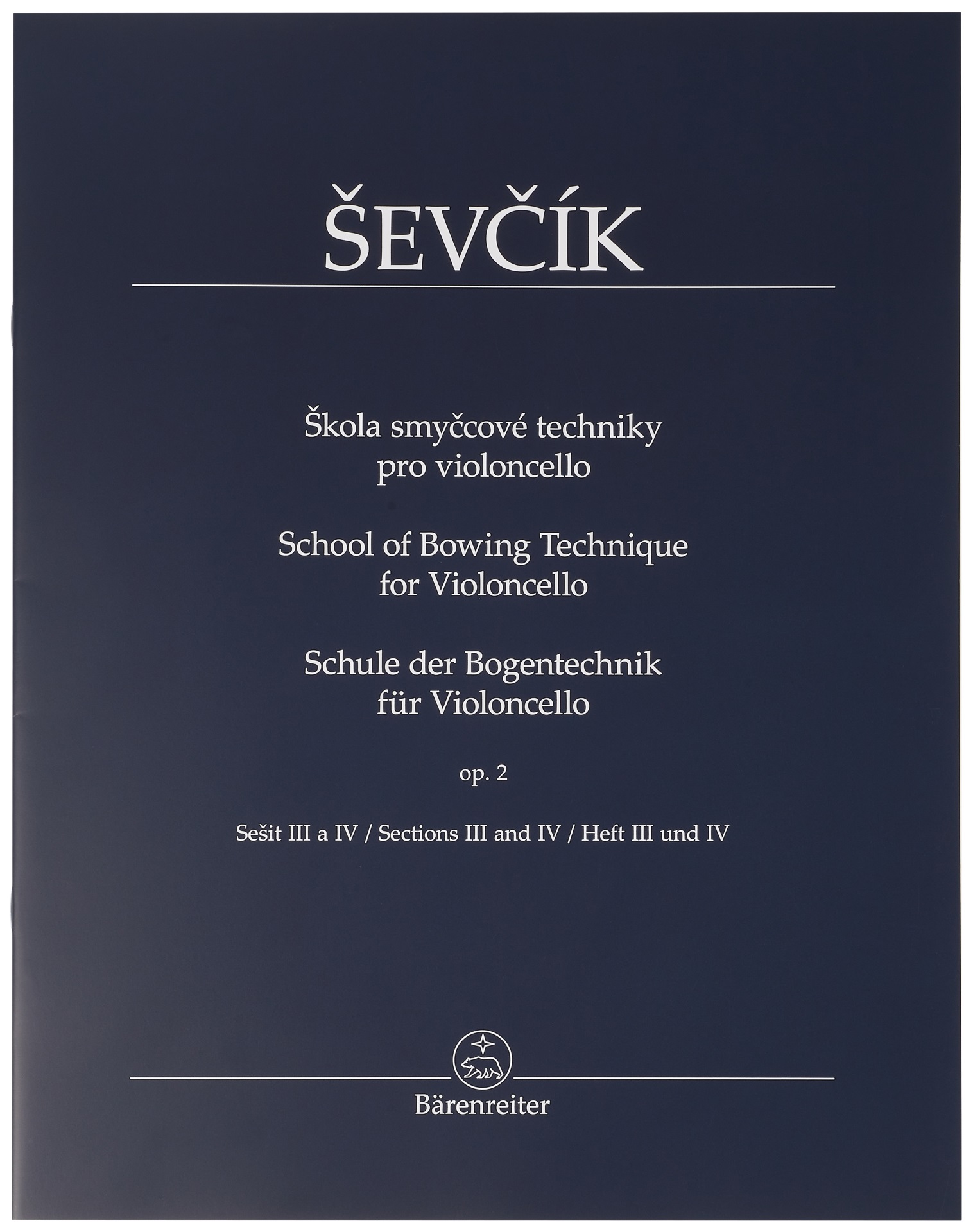 Fotografie MS Škola smyčcové techniky pro violoncello op. 2, sešit III a IV - Ota