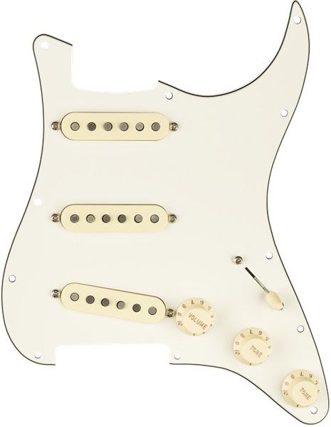 Fender Pre-Wired Pickguard, Strat SSS FAT 50'S WBW