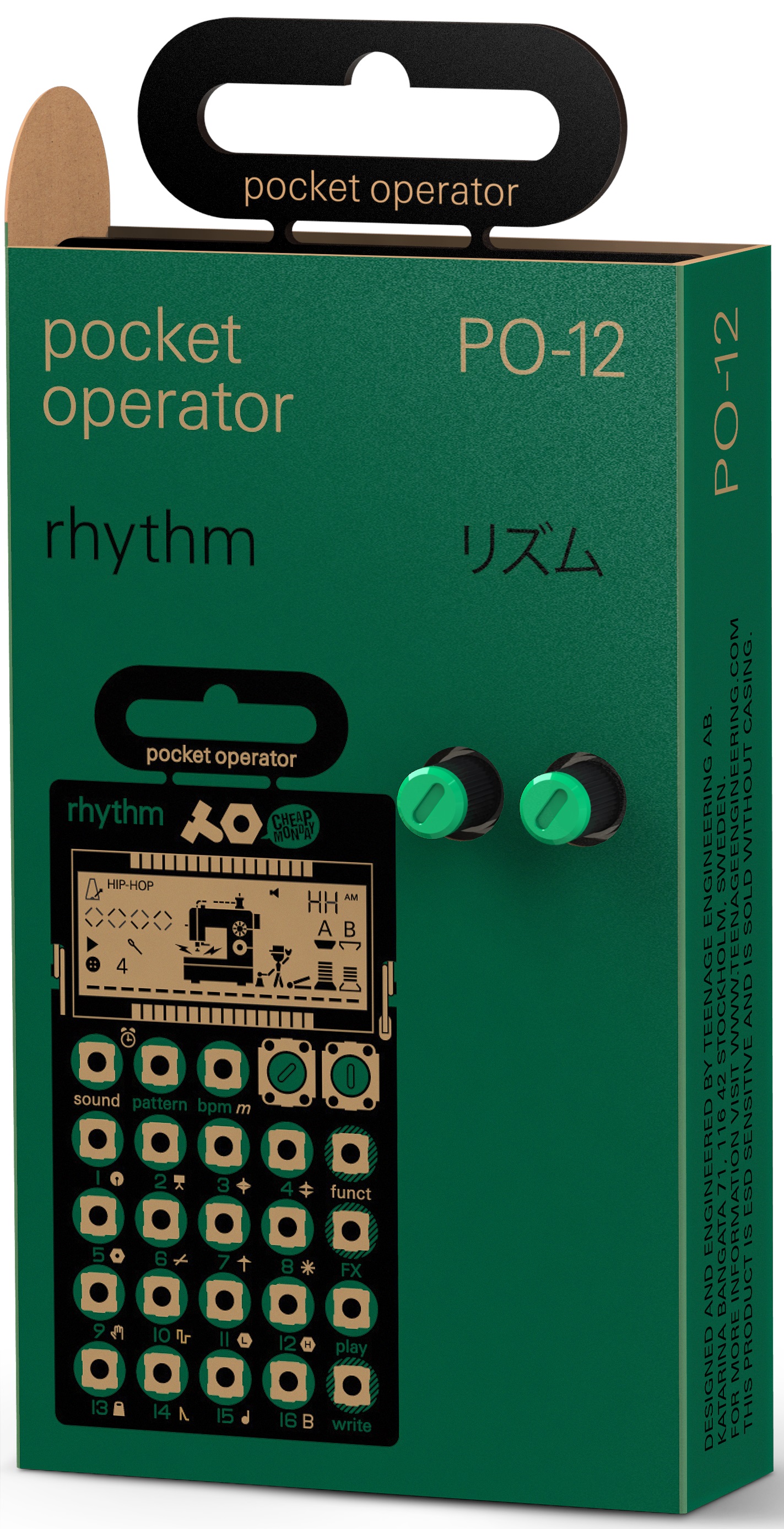 Fotografie Teenage Engineering PO-12 rhythm