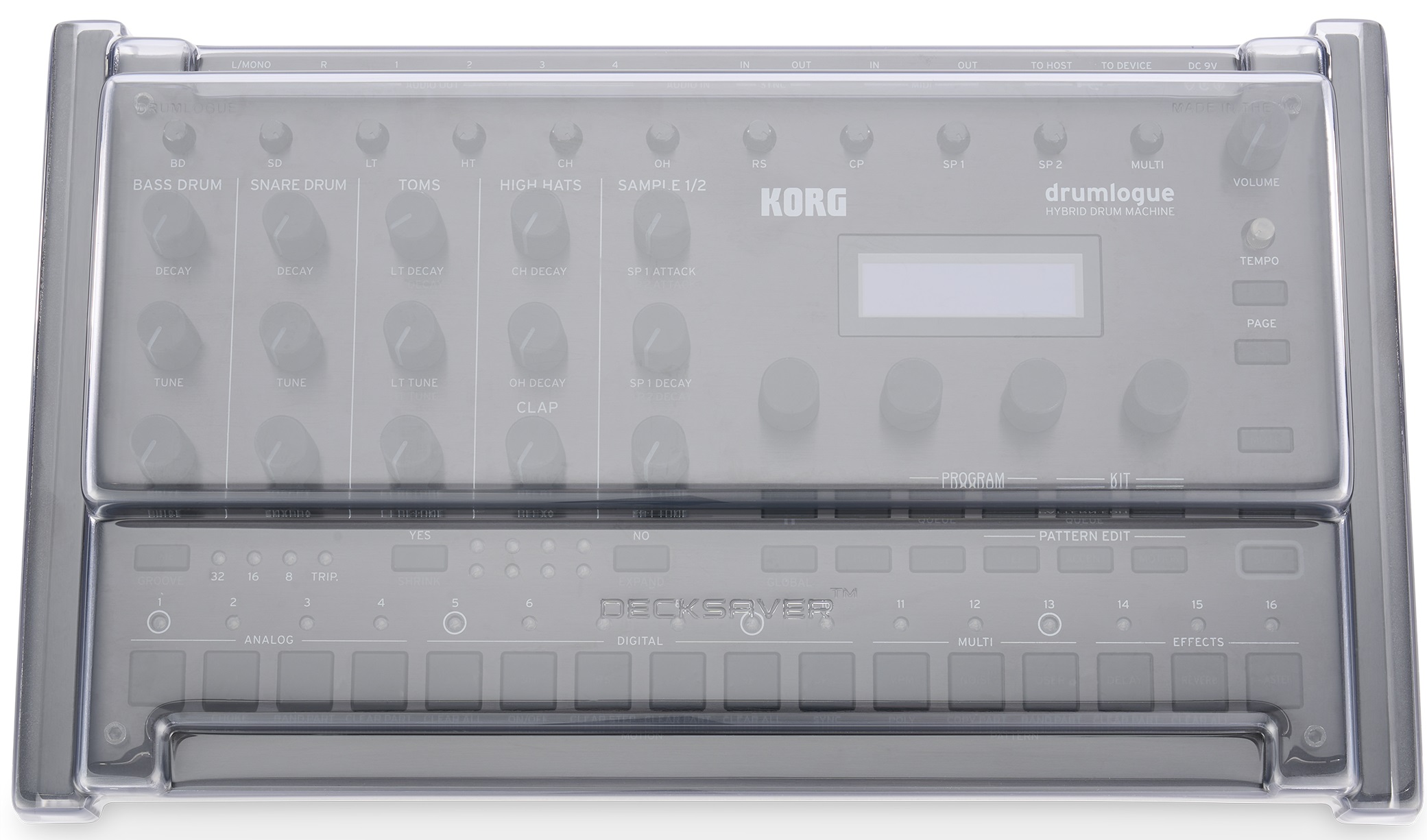 Fotografie Decksaver KORG DRUMLOGUE COVER (SOFT-FIT)