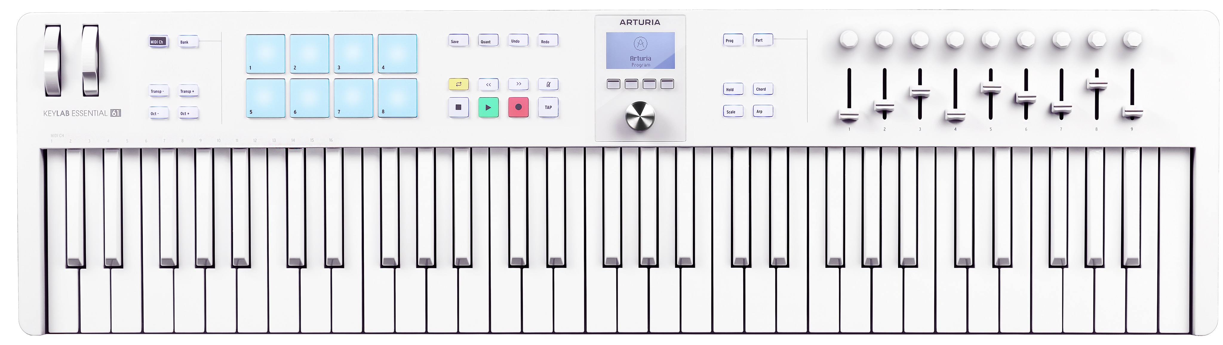 Arturia KeyLab Essential 61 MK3 Alpine White