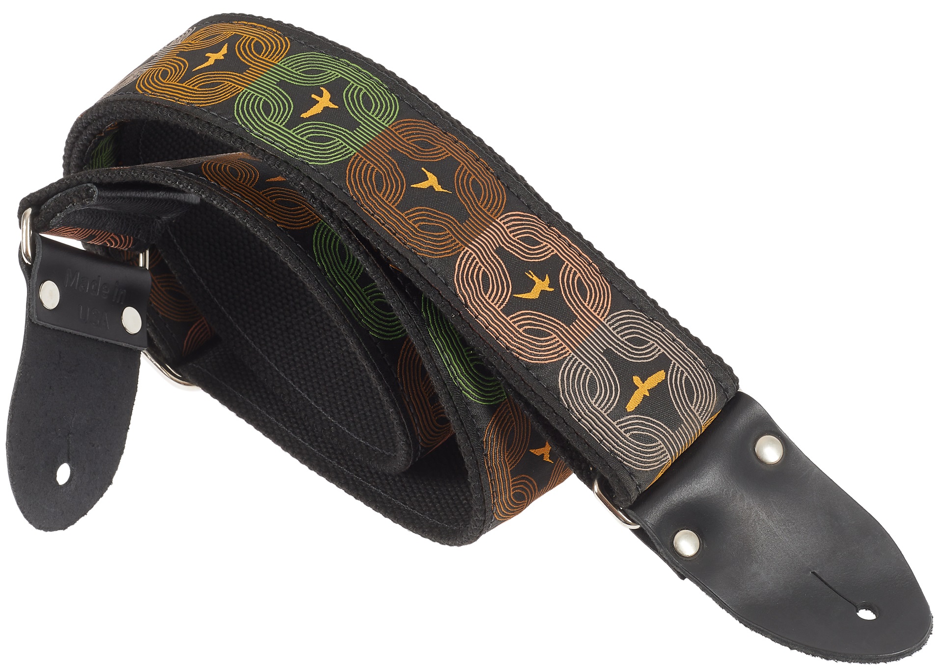 PRS 2” Deluxe Retro Strap, Orange Birds, Custom Jacquard (rozbalené)