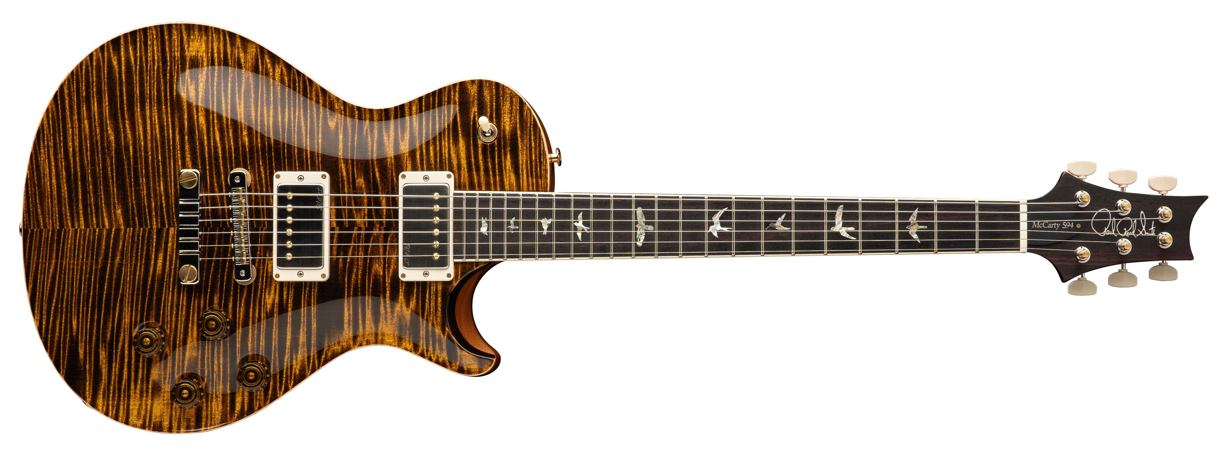 Fotografie PRS McCarty 594 Singlecut Yellow Tiger