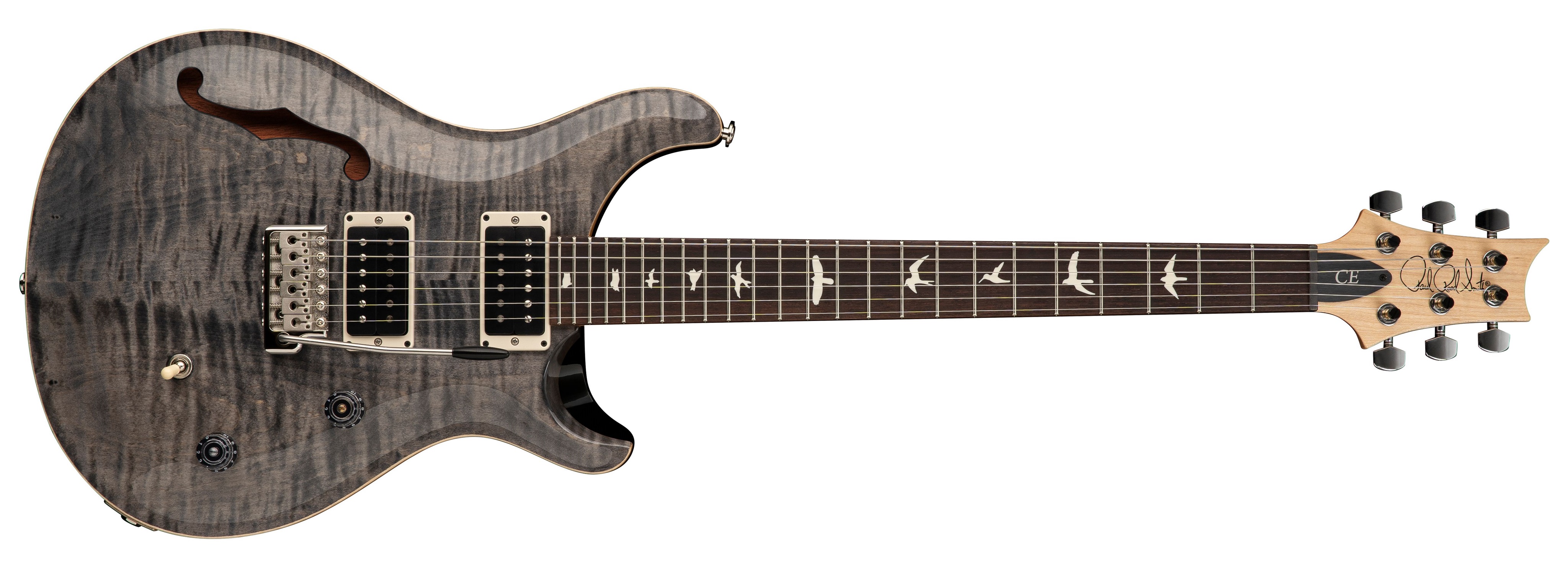 PRS CE 24 Semi-Hollow Faded Gray Black