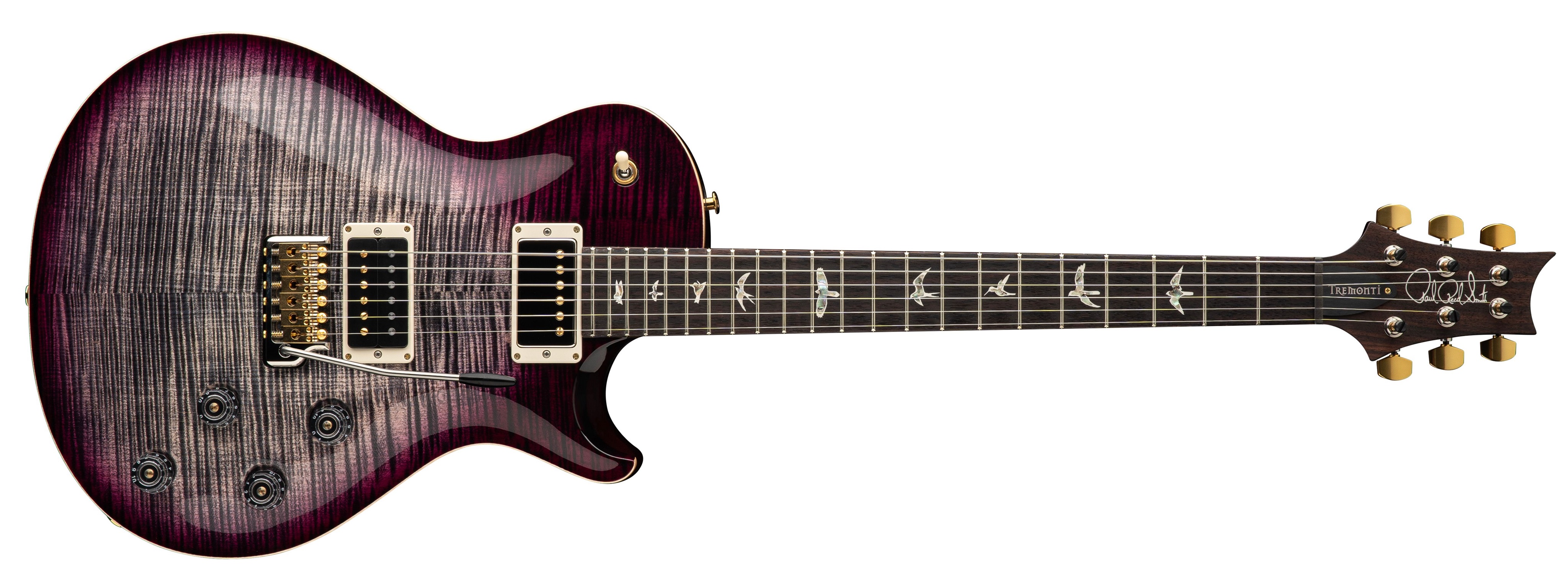 Fotografie PRS Tremonti Charcoal Purple Burst