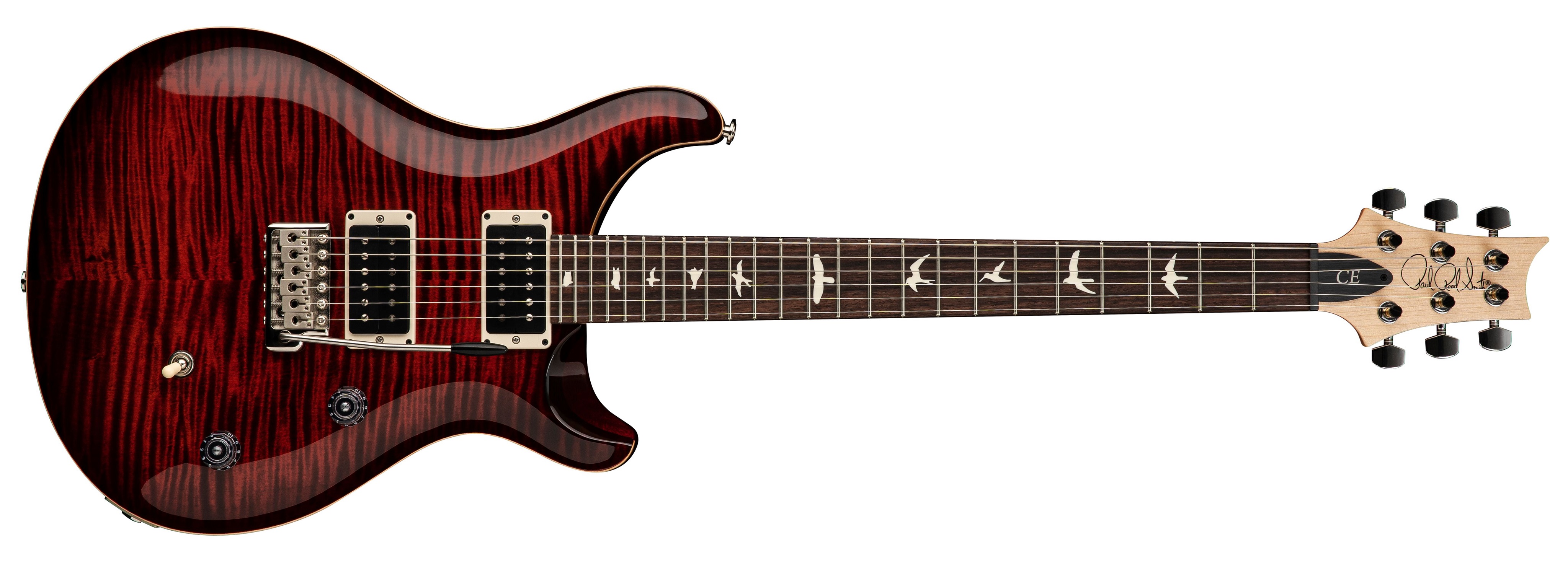 Fotografie PRS CE 24 Fire Red Burst