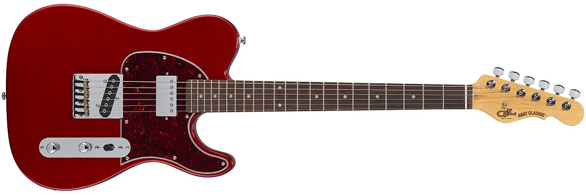 G&L Tribute ASAT Classic Bluesboy Candy Red RW