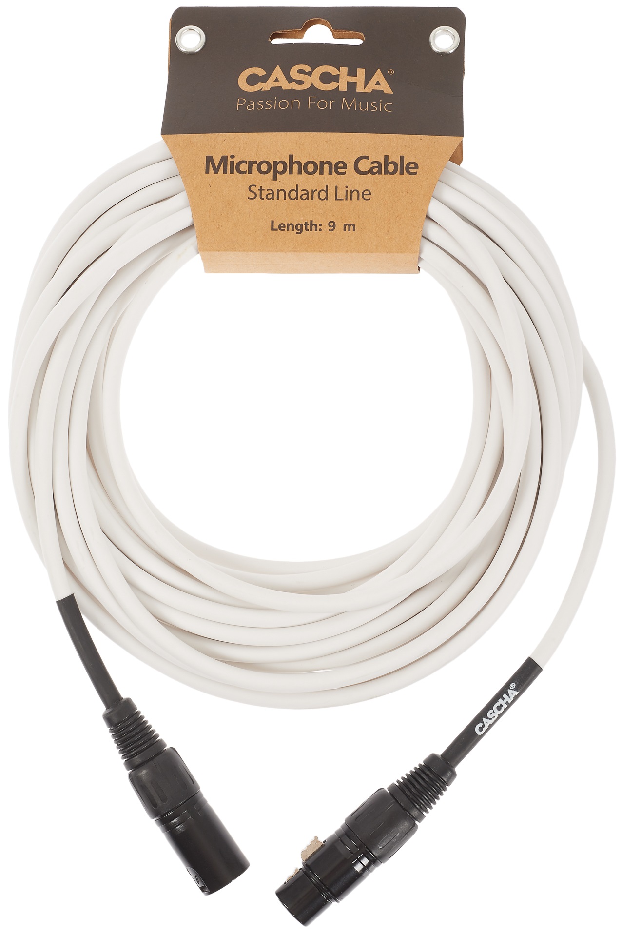 Fotografie Cascha Standard Line Mic Cable White 9m