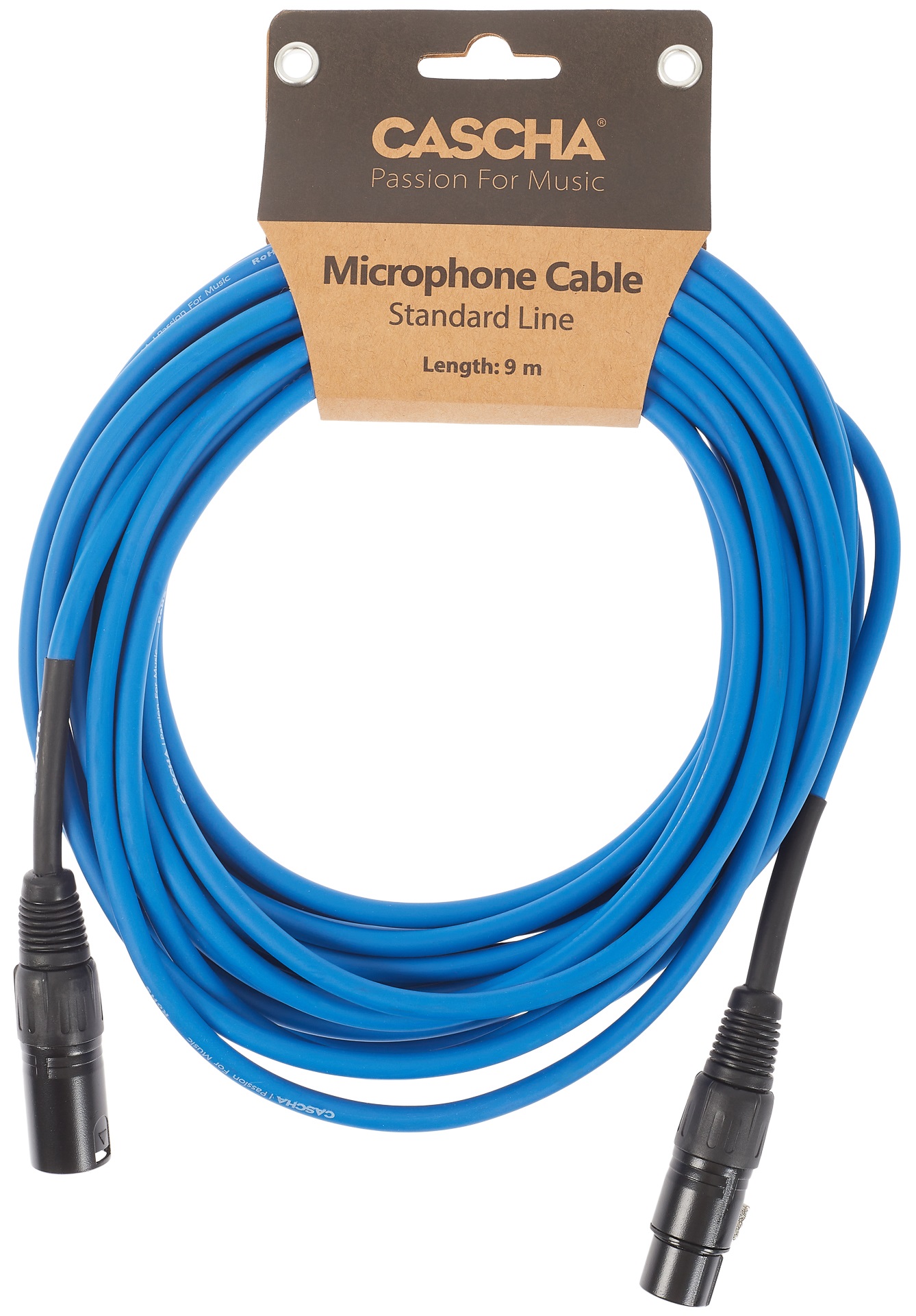 Fotografie Cascha Standard Line Mic Cable Blue 9m