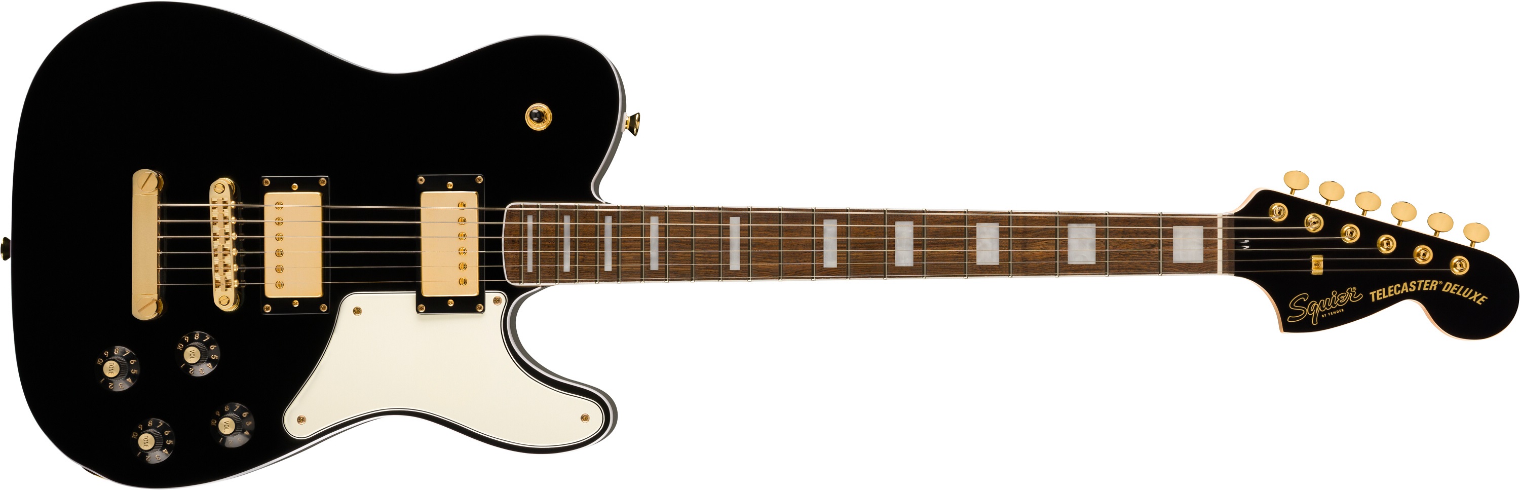 Fotografie Fender Squier LE Troublemaker Telecaster Deluxe LRL BK