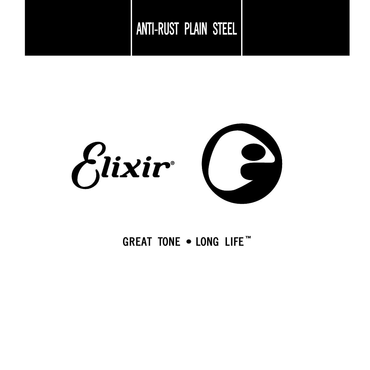 Elixir Anti-Rust Plain Steel Single .012