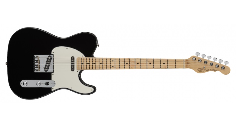 Fotografie G&L USA Fullerton Deluxe ASAT Classic - Jet Black