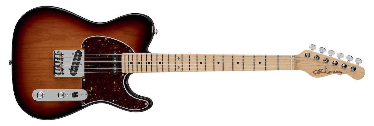 Fotografie G&L USA Fullerton Deluxe ASAT Classic - 3-Tone Sunburst