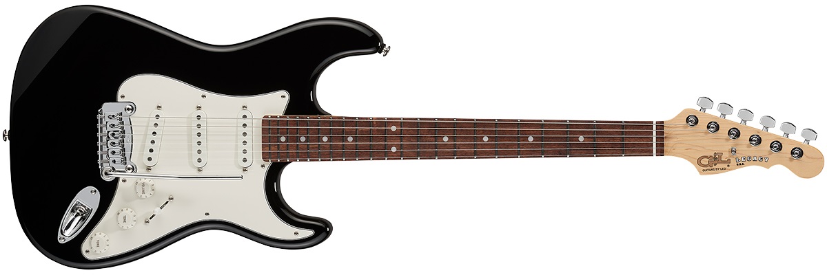 Fotografie G&L USA Fullerton Deluxe Legacy - Jet Black