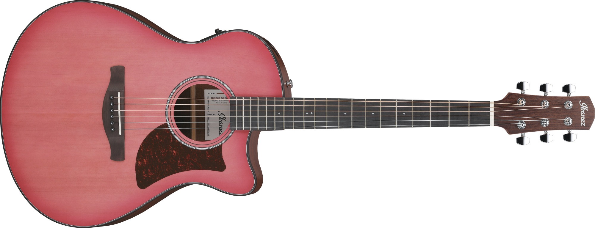 Ibanez AAM50CE Coral Red Burst