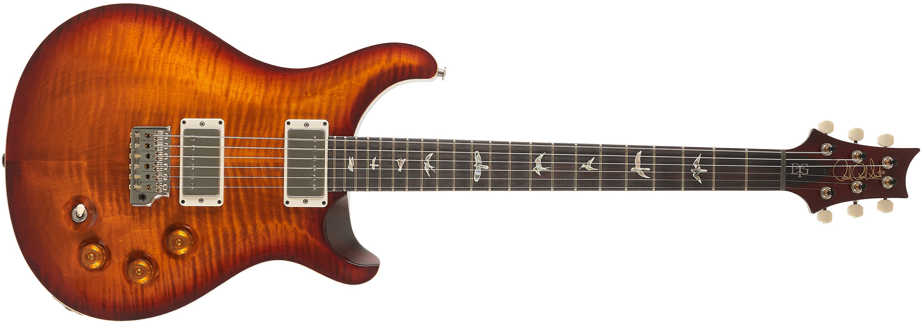 Fotografie PRS DGT Birds Dark Cherry Sunburst