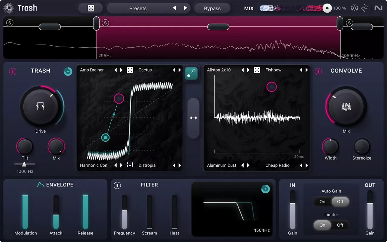 iZotope Trash: UPG from prev. versions of Trash, MPS or EB