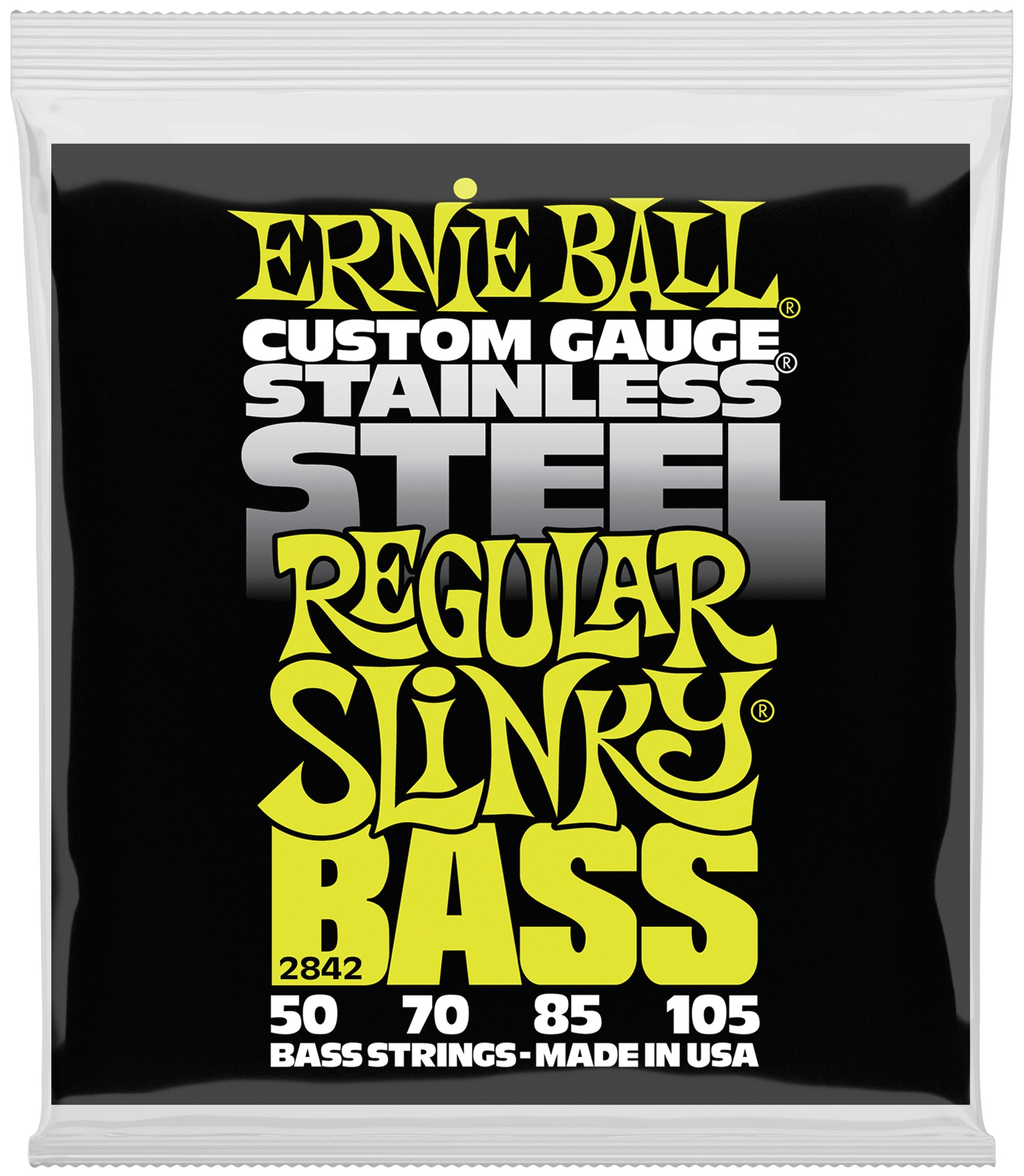 Ernie Ball 2842 Regular Slinky Stainless Steel Electric Bass 50-105