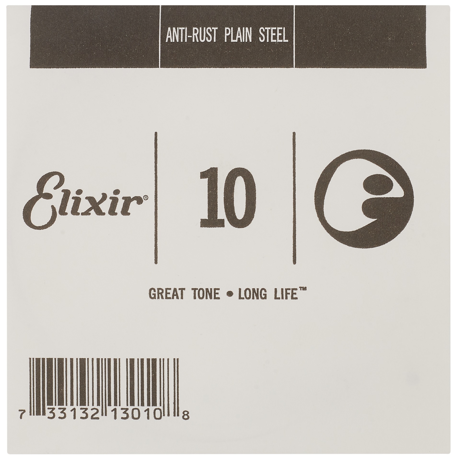 Elixir Anti-Rust Plain Steel Single .010