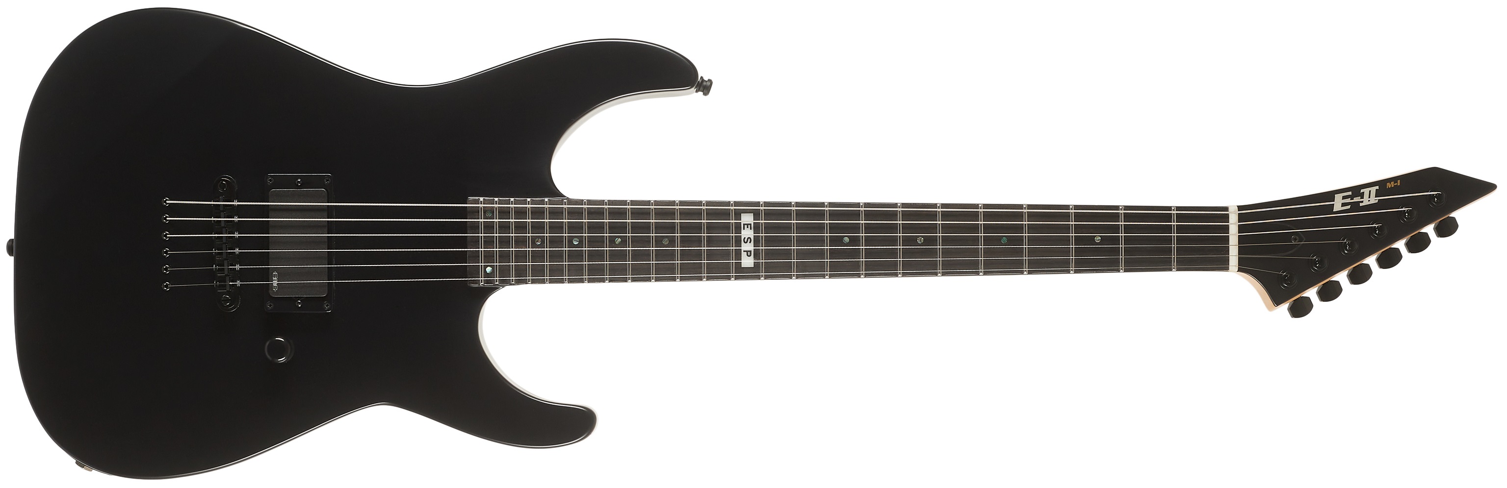 ESP E-II M-I Neck Thru NT BLKS