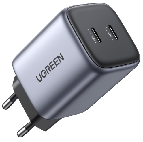 Fotografie Ugreen 90573 Nexode USB-C+USB-C 45W PD Charger (25W+20W)