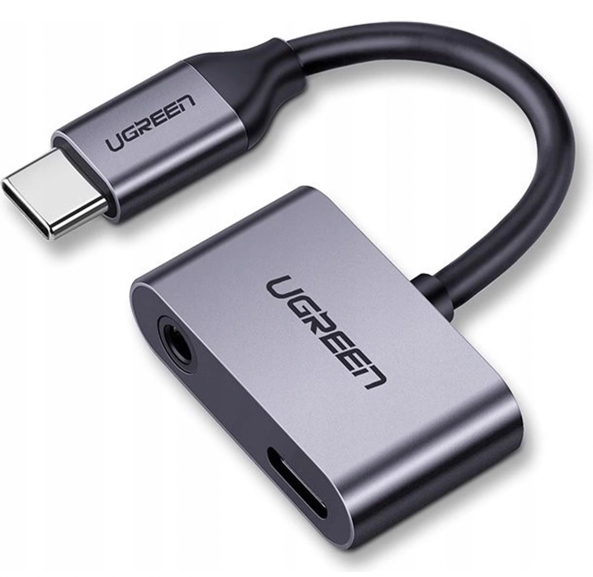 Fotografie Ugreen 50597 Externí DA převodník USB-C/3.5mm Audio s PD