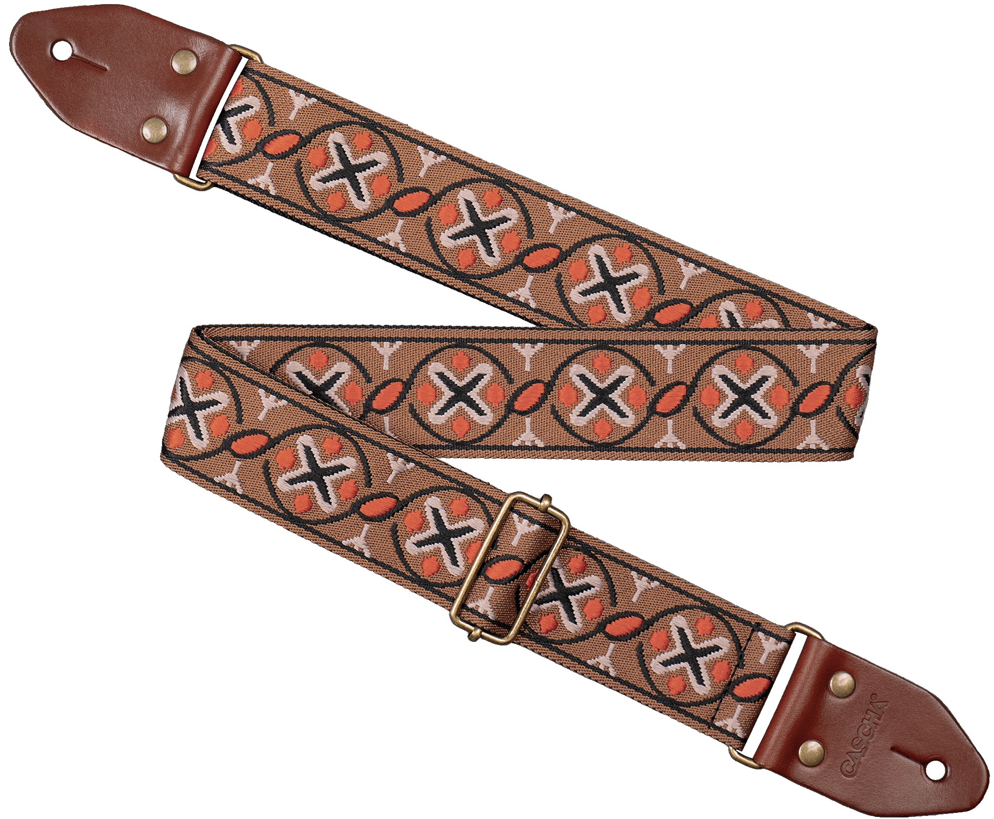 Fotografie Cascha CGS-JW3 Guitar Strap Jacquard Cross