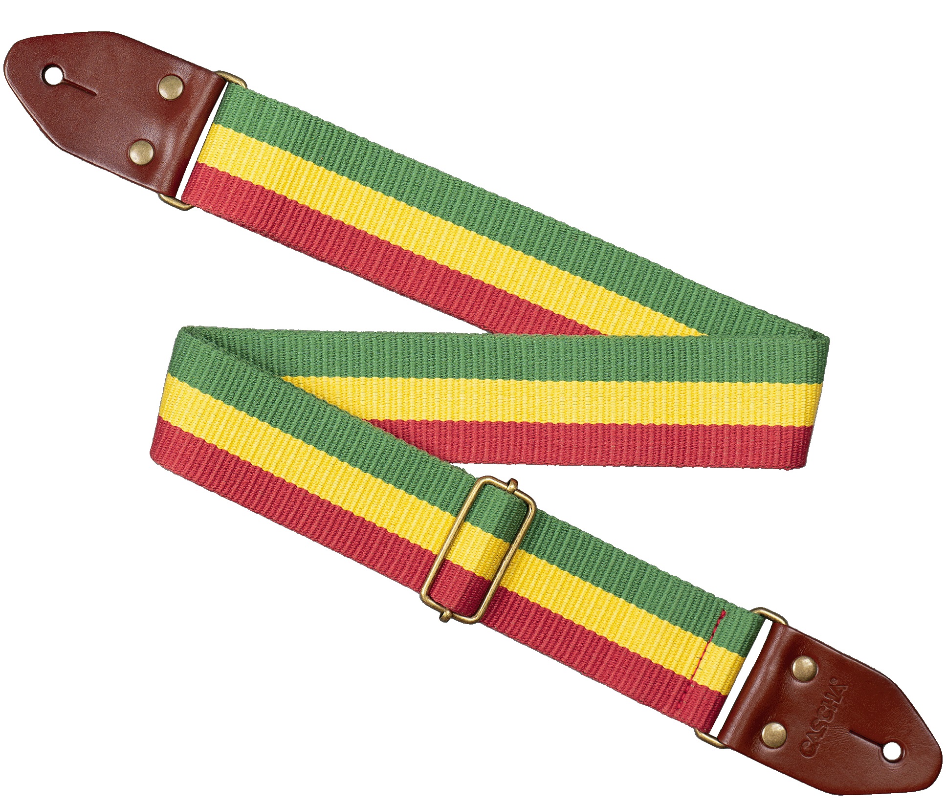 Fotografie Cascha CGS-CD3 Guitar Strap Cotton Rasta