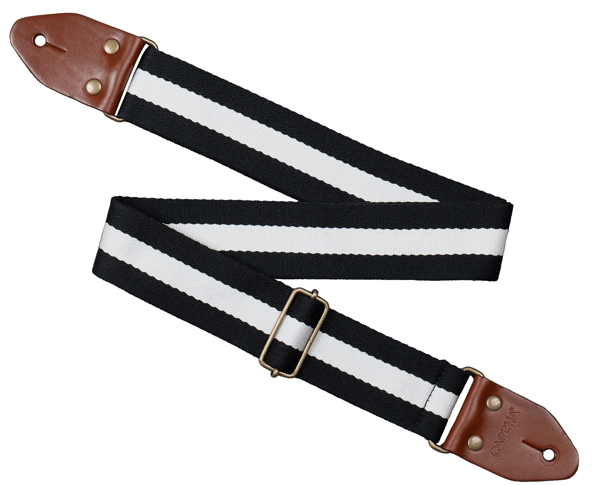 Fotografie Cascha CGS-CD4 Guitar Strap Cotton Black & White