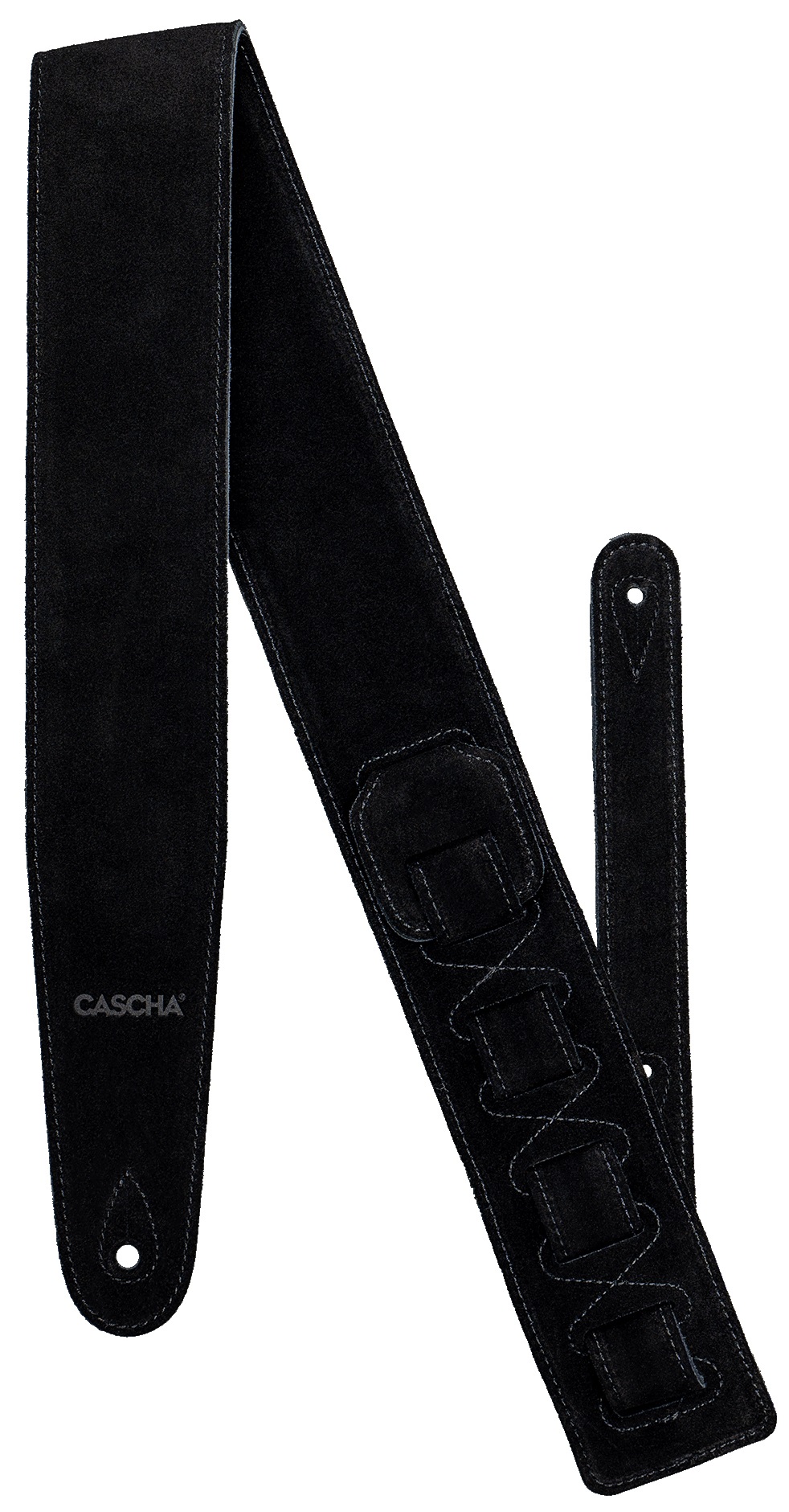 Fotografie Cascha CGS-SL1 Guitar Strap Leather Standard Black