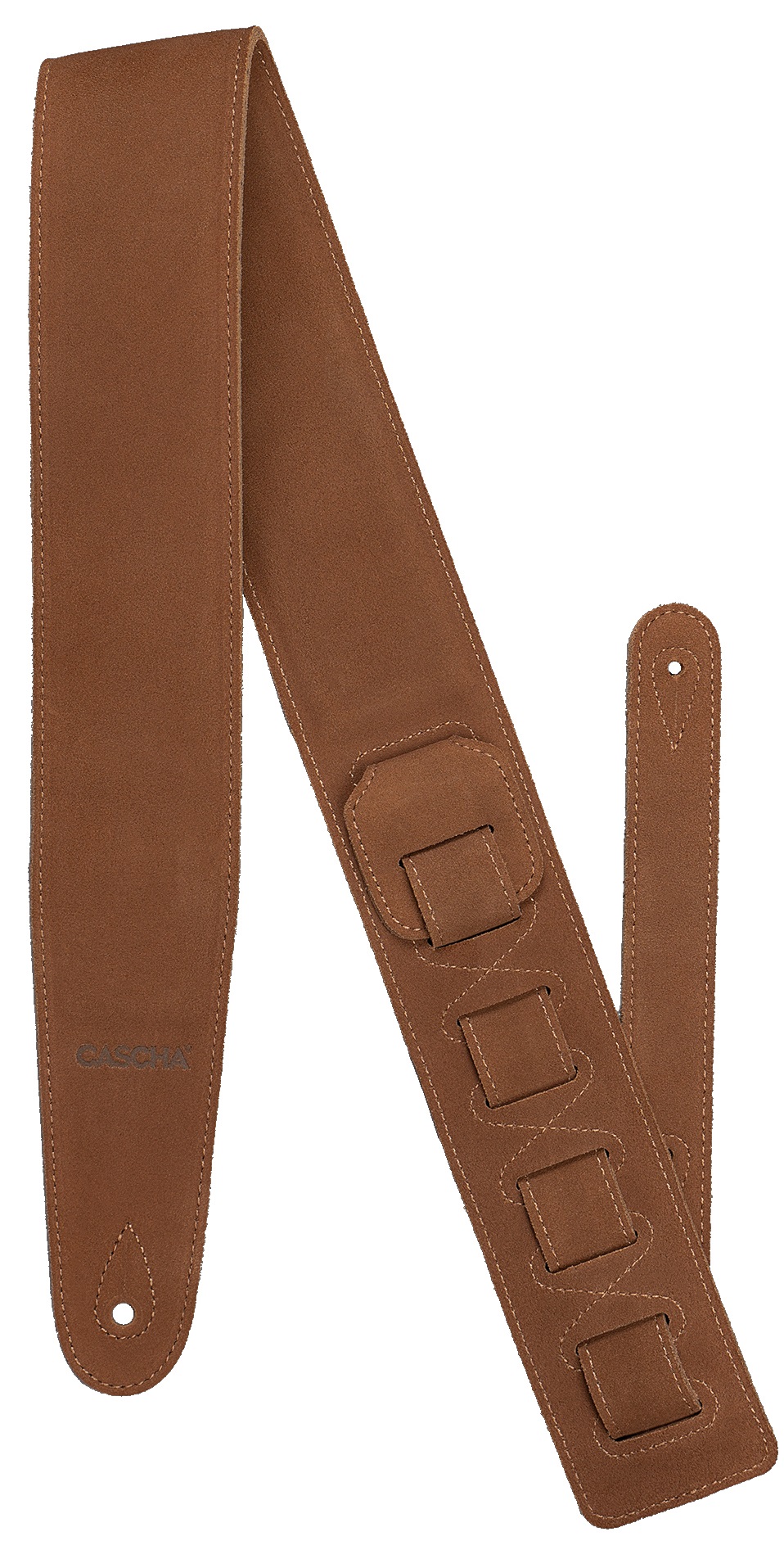 Fotografie Cascha CGS-SL2 Guitar Strap Leather Standard Brown