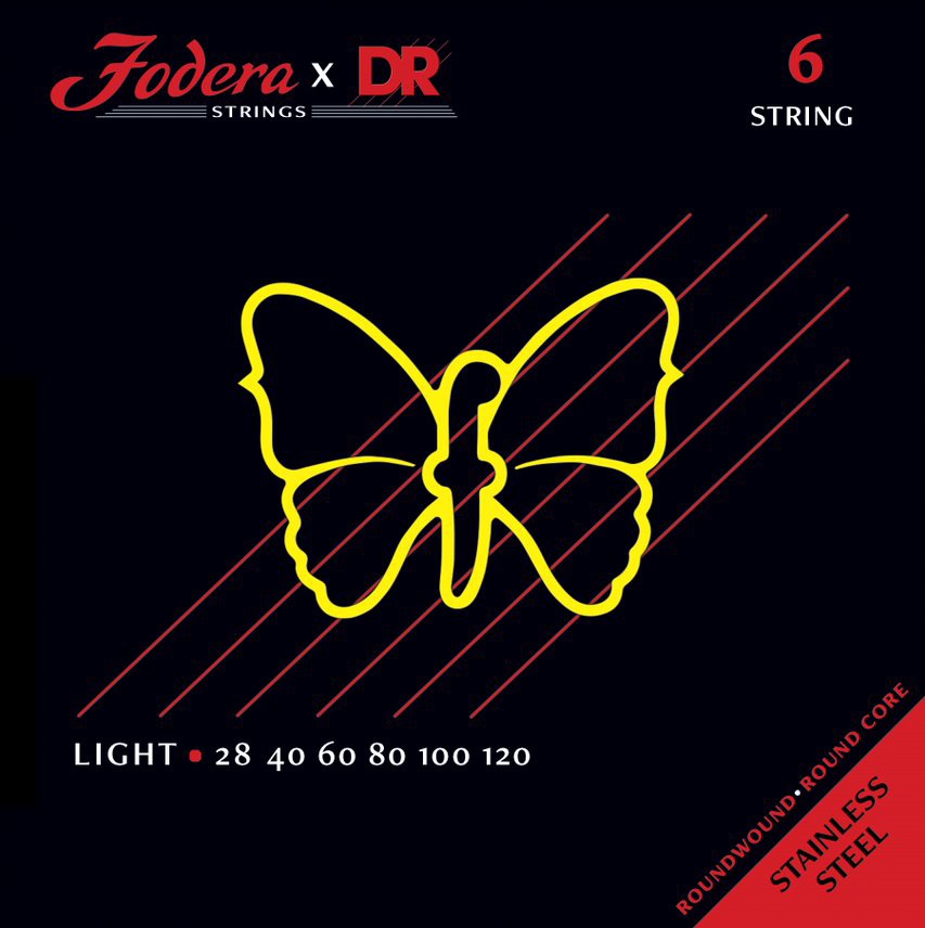 DR Strings Fodera Stainless Steel 6 Light 28120