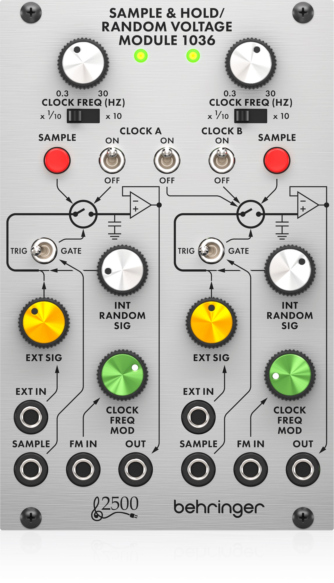 Fotografie Behringer SAMPLE & HOLD / RANDOM VOLTAGE MODULE 1036