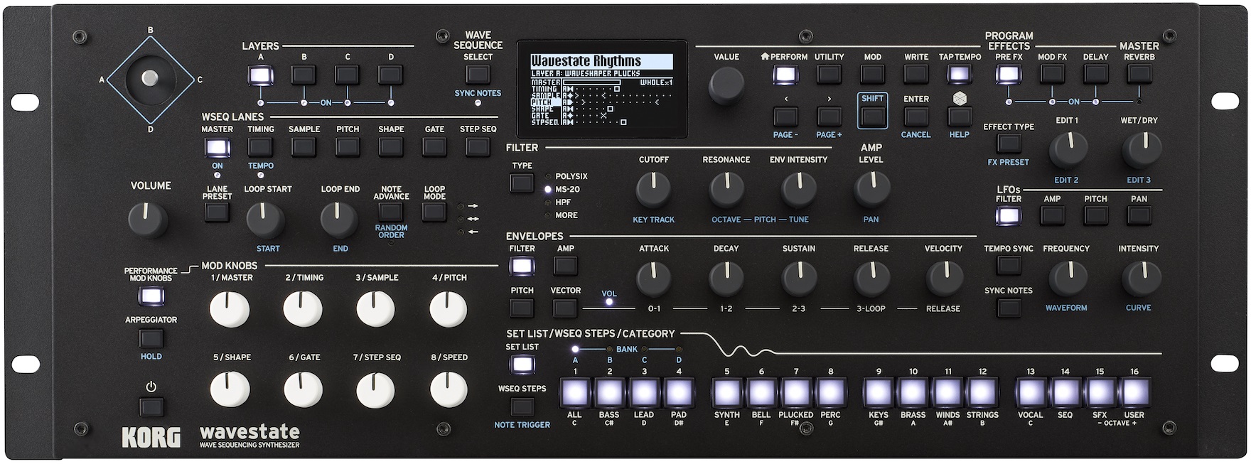 Fotografie Korg Wavestate Module