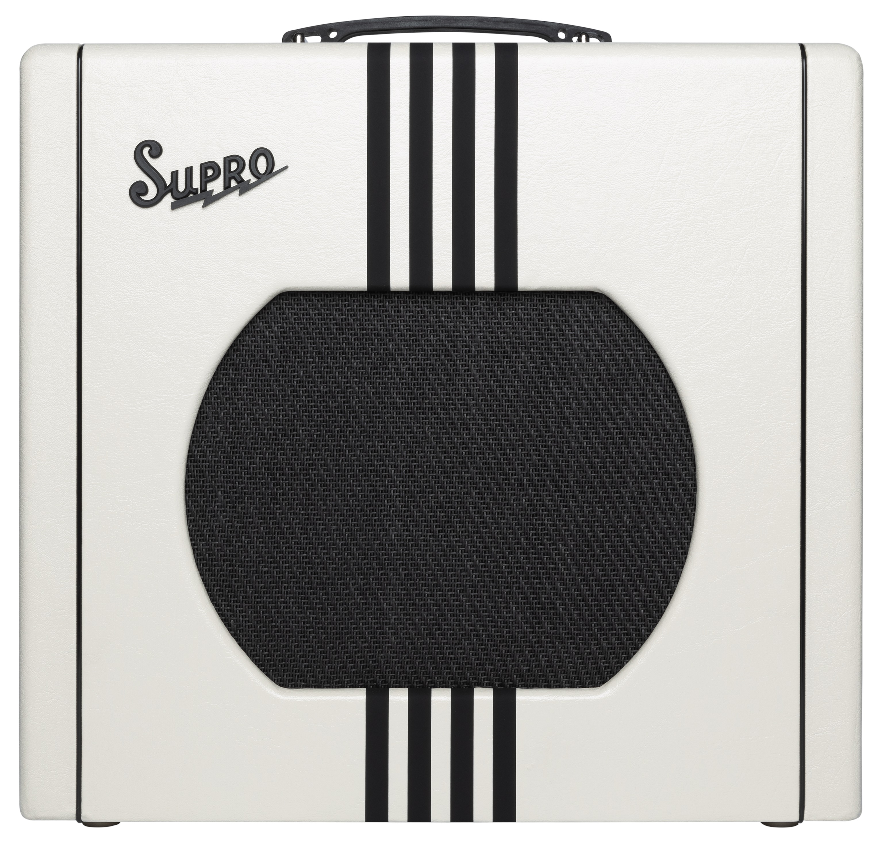 Supro Delta King 12 Ivory Black