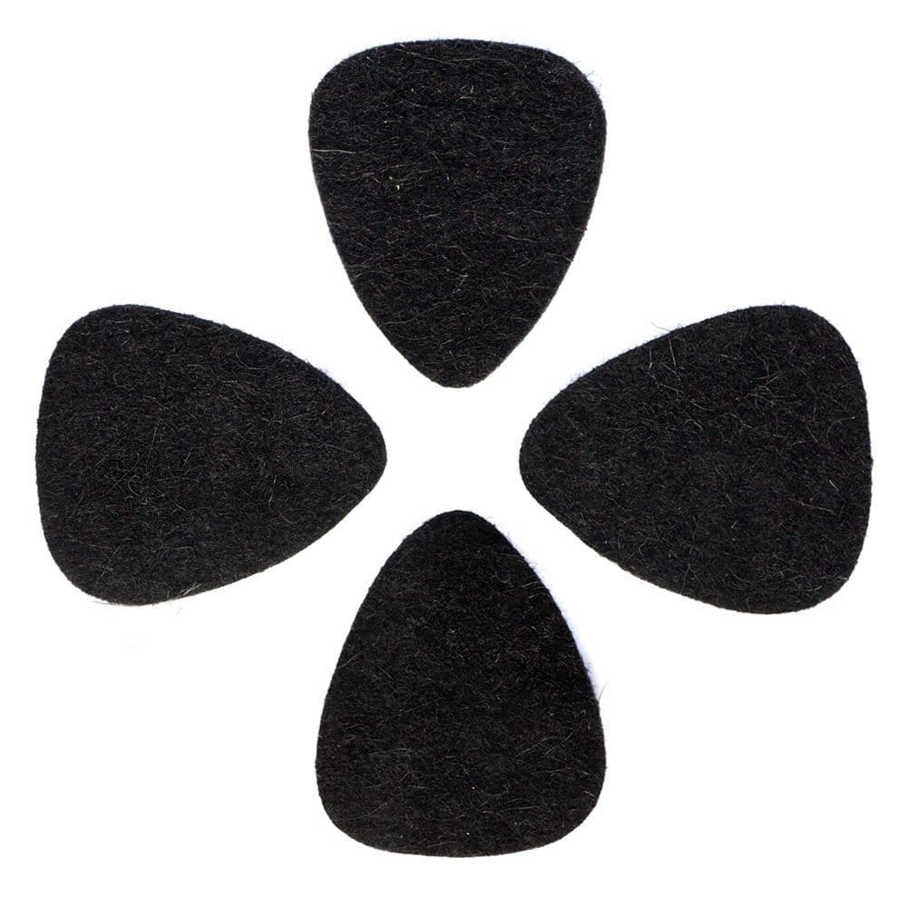 Fotografie Timber Tones Felt Tones Black Wool Felt 4-Pack